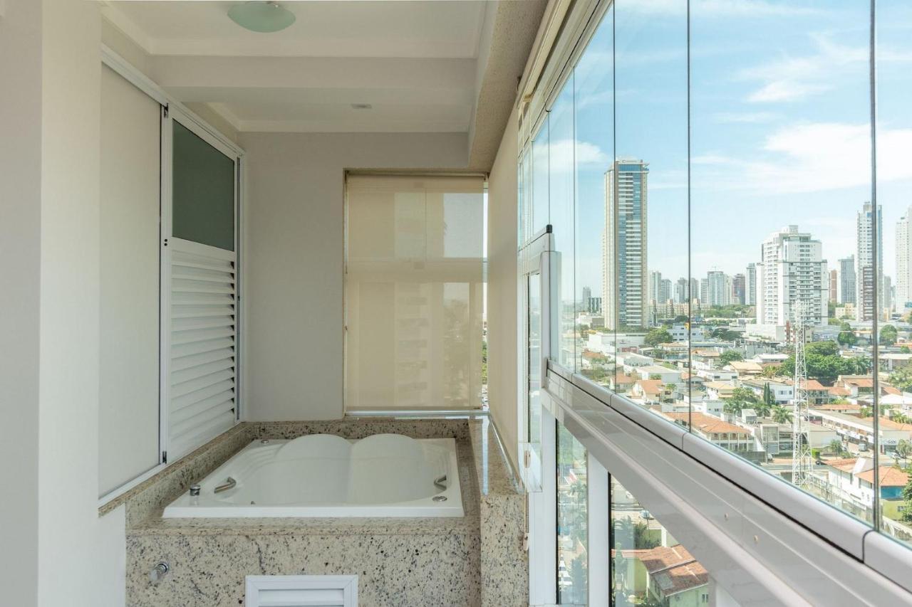 Apartamento De 1 Quarto Com Vista Para O Parque Vaca Brava E Com Jacuzzi No Setor Bueno - El1802 Goiânia Esterno foto