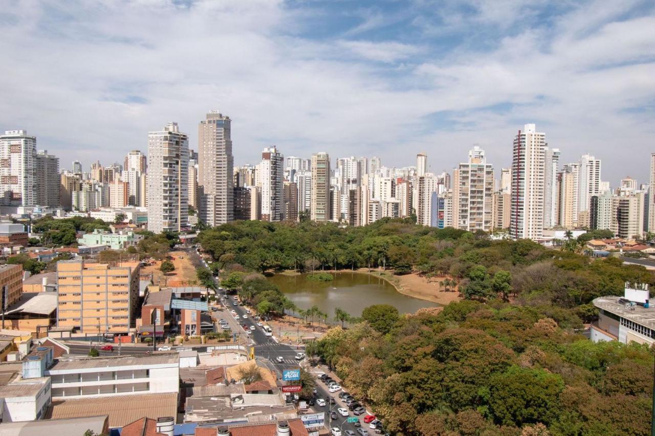 Apartamento De 1 Quarto Com Vista Para O Parque Vaca Brava E Com Jacuzzi No Setor Bueno - El1802 Goiânia Esterno foto