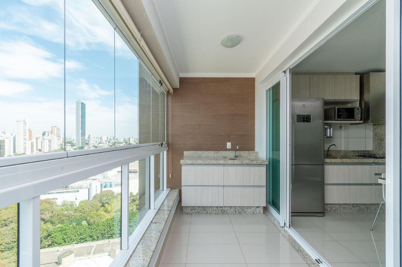 Apartamento De 1 Quarto Com Vista Para O Parque Vaca Brava E Com Jacuzzi No Setor Bueno - El1802 Goiânia Esterno foto