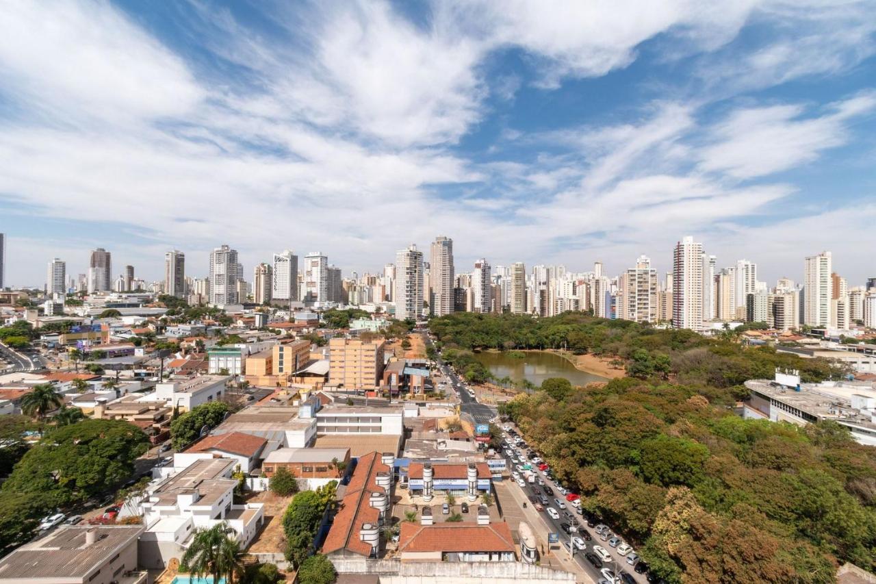 Apartamento De 1 Quarto Com Vista Para O Parque Vaca Brava E Com Jacuzzi No Setor Bueno - El1802 Goiânia Esterno foto