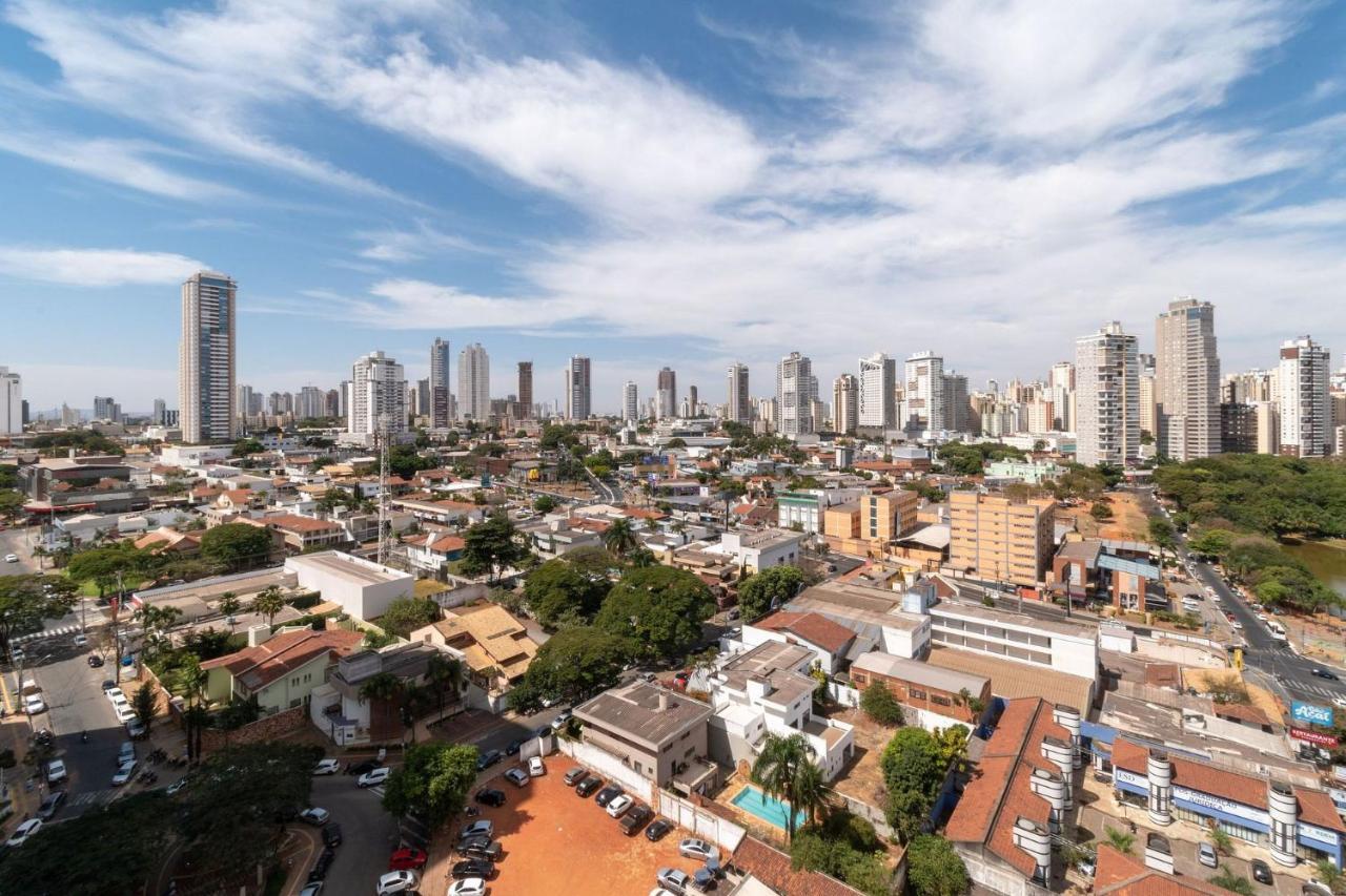 Apartamento De 1 Quarto Com Vista Para O Parque Vaca Brava E Com Jacuzzi No Setor Bueno - El1802 Goiânia Esterno foto