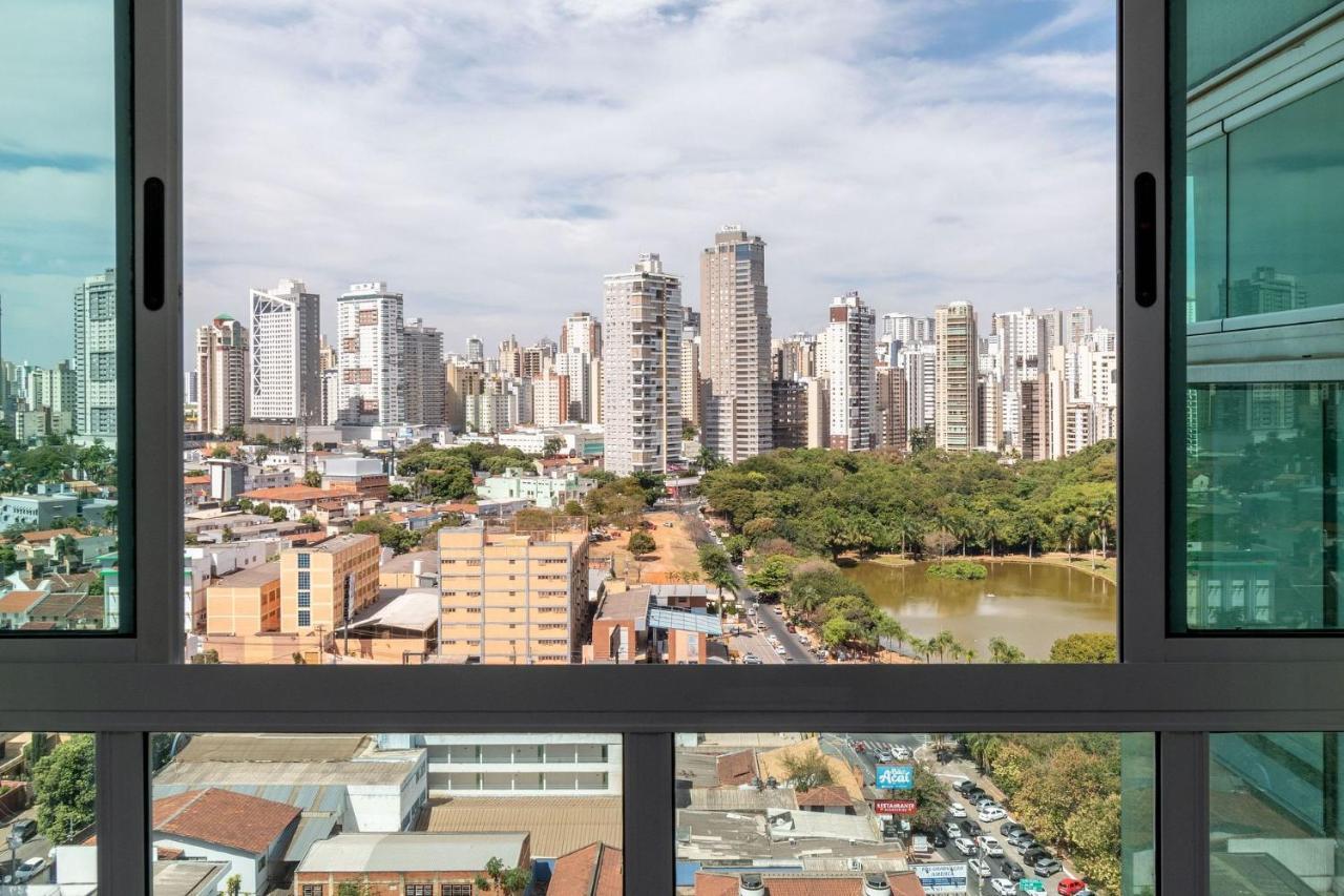 Apartamento De 1 Quarto Com Vista Para O Parque Vaca Brava E Com Jacuzzi No Setor Bueno - El1802 Goiânia Esterno foto